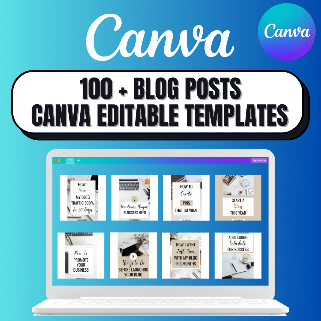 100-Blog-Posts-Canva-Editable-Templates-for-Social-Media-