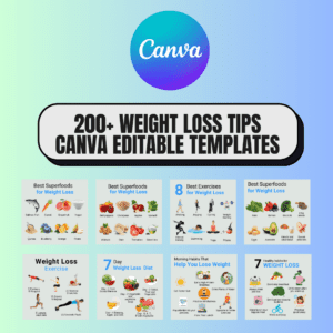 200-Weight-Loss-Tips-Canva-Editable-Templates-Post-for-Social-Media